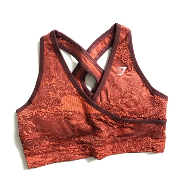 Gymshark M Adapt Camo Seamless Sports Bra Set - Picture 3 of 5